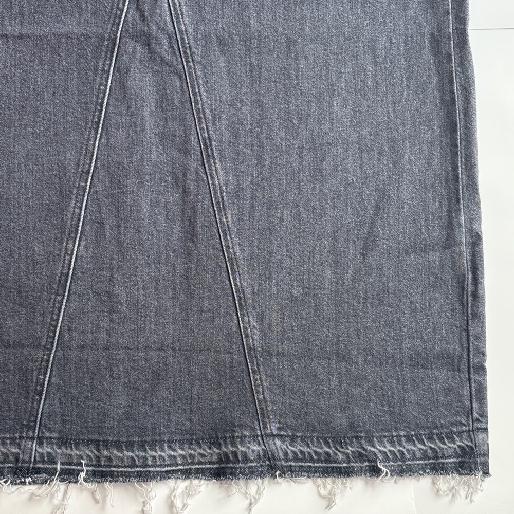 Women’s Levi's Dark Charcoal Gray Denim Collection Maxi Skirt READ DESCRIPTION - Picture 9 of 16